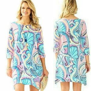 Lilly Pulitzer Edna Dress Tile Wave